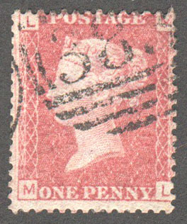 Great Britain Scott 33 Used Plate 111 - ML - Click Image to Close